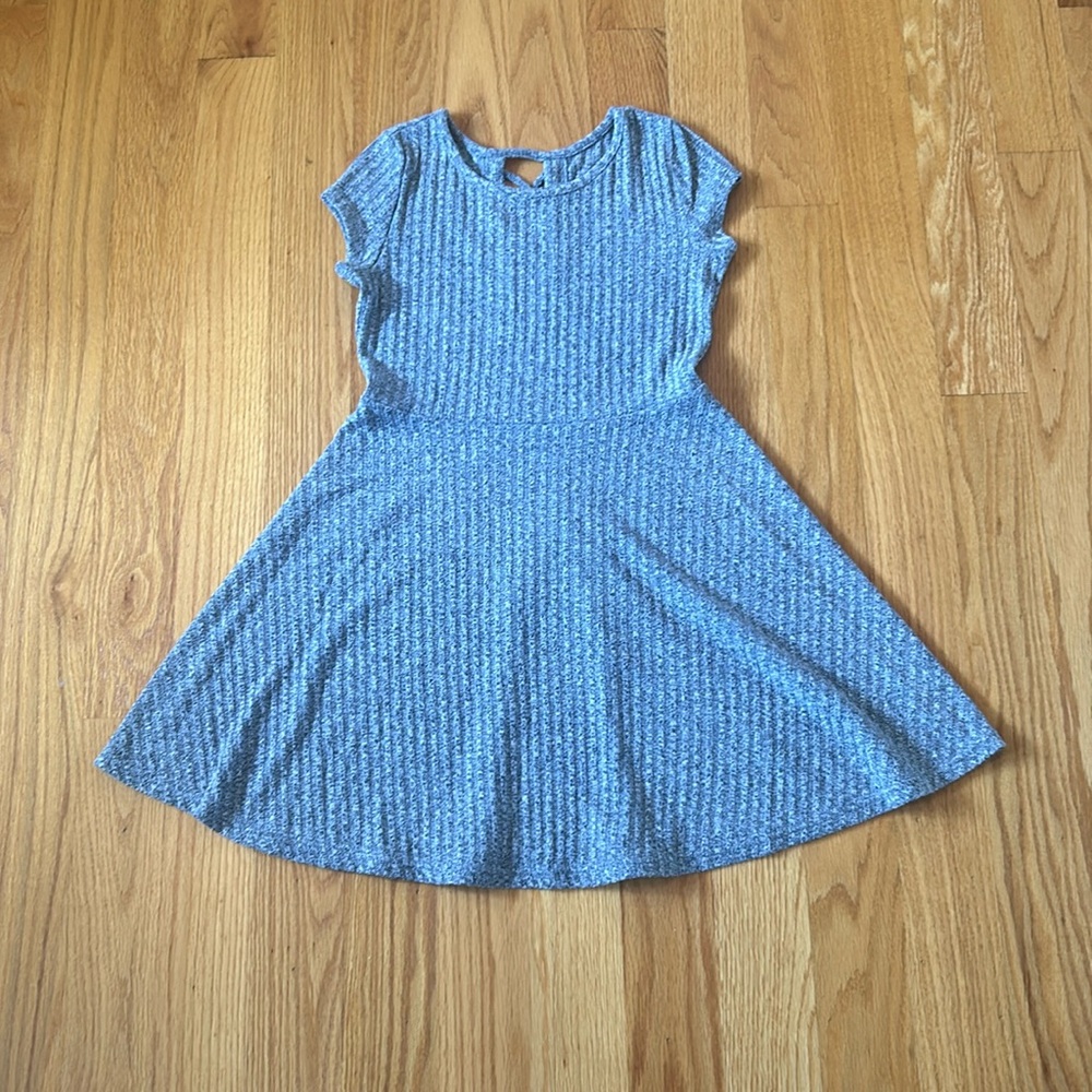 Children’s Place gray sweater dress, size kids XL (14)